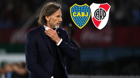 El entrenador habló sobre la posibilidad de estar en el banco del Xeneize o el Millonario. (Getty)