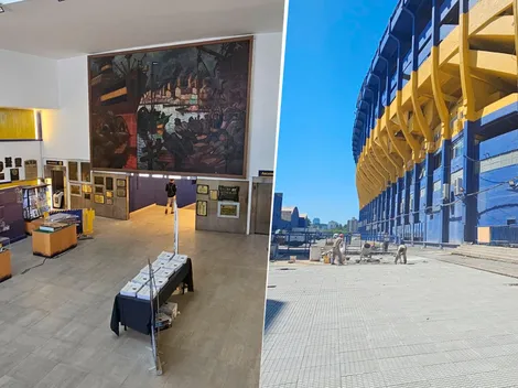 Dos nuevas obras en la entrada de La Bombonera