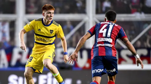 Valentin Barco en Boca vs. San Lorenzo