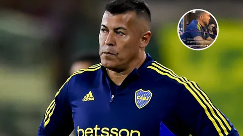 Almirón y su explicación al comentairo en el vivo de Herrón (Getty)