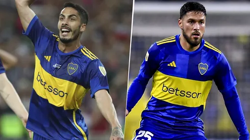 Nicolás Figal y Bruno Valdez en Boca