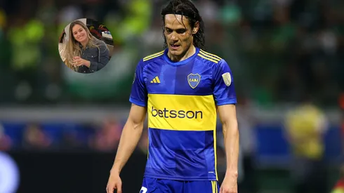Edinson Cavani no pudo cumplir el gran objetivo en Boca. Foto: Getty