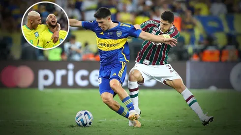 Neymar y Richarlison, atentos a la final de la Libertadores. Foto: Getty