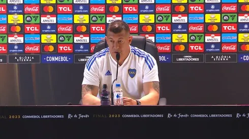 Almirón habló sobre su continuidad en Boca. Foto: Captura