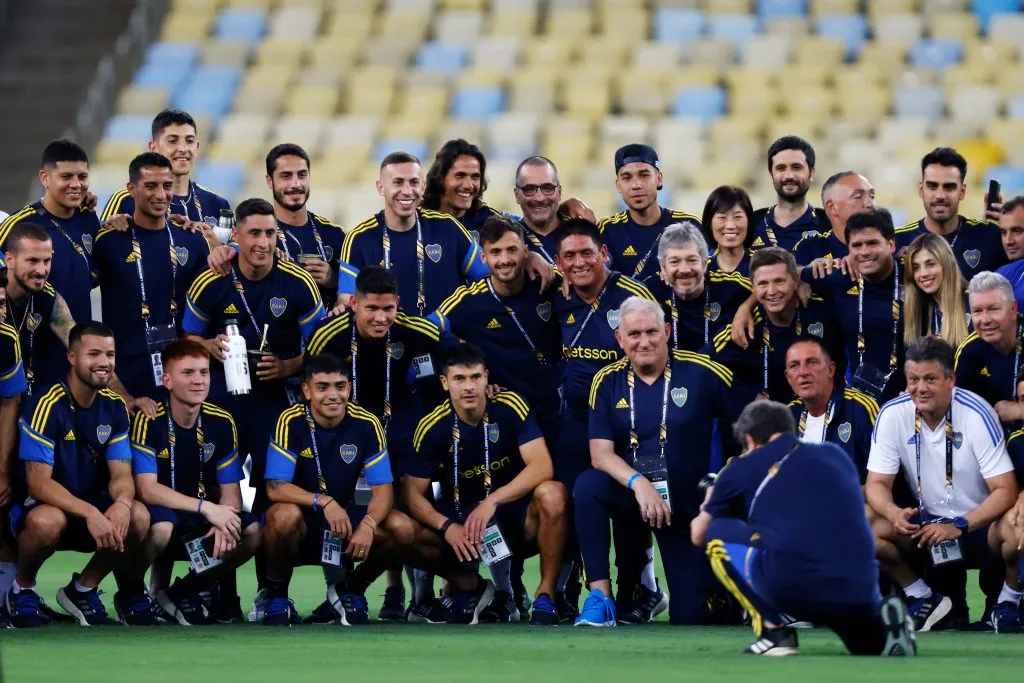 Boca en el reconocimiento del campo de juego (Getty Images)