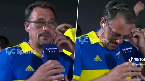 La respuesta del papá de Nicolás Figal. (Captura Tyc Sports)