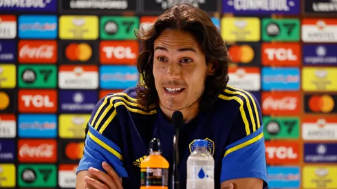 El delantero de Boca sorprendió en la conferencia de prensa previa a la final con Fluminense. (Getty)