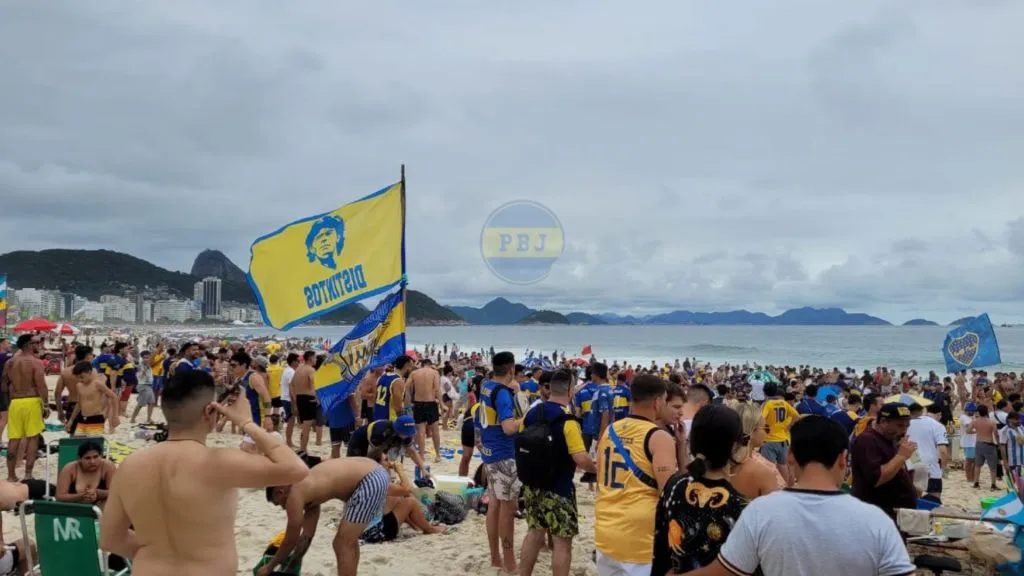Los hinchas de Boca coparon Río de Janeiro para la final de la Copa Libertadores.