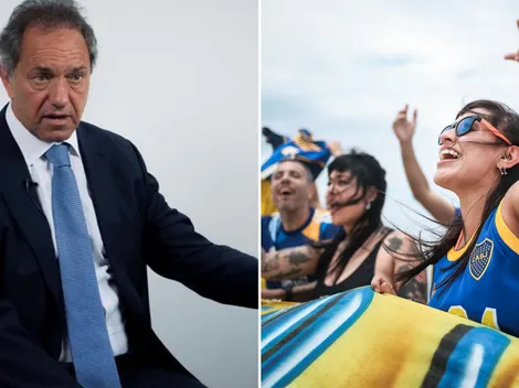 Scioli, embajador argentino en Brasil, sorprendido por los hinchas de Boca en Rio