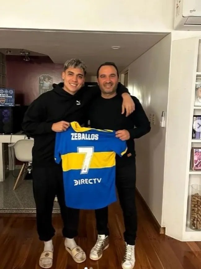 Diego Mazzili junto a Exequiel Zeballos