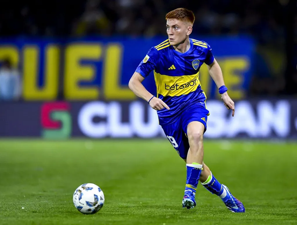 Valentín Barco en Boca (Getty Images)