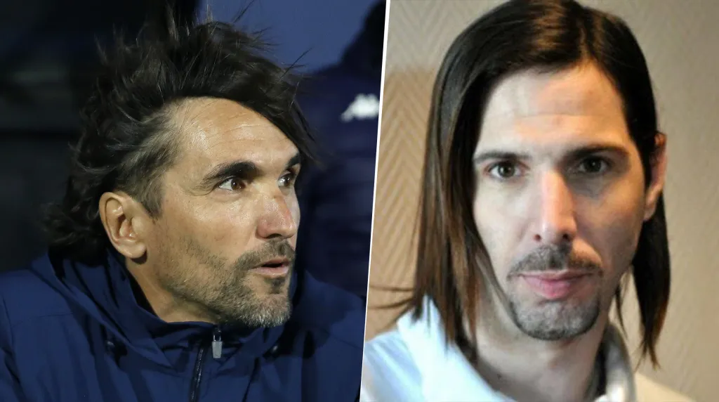 Diego Martínez y el “Gigoló” (Fuente: Getty Images y Crónica)