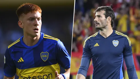 Valentín Barco y Javier García en Boca