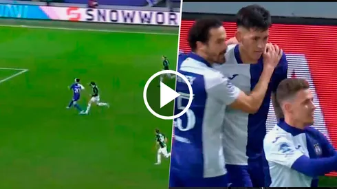 Luisito volvió a convertir en el Anderlecht. (Captura)