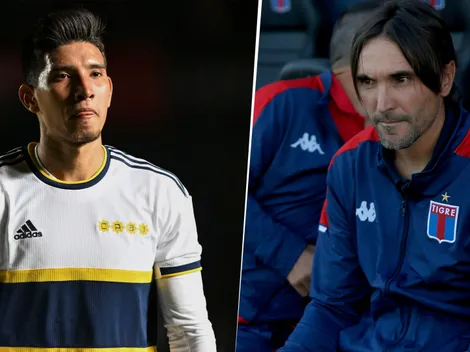 La postura de Aaron Molinas sobre su regreso a Boca, con Diego Martínez de DT