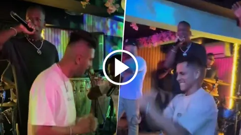 Advíncula y su reencuentro con sus compañeros de la Selección de Perú. Foto: Captura