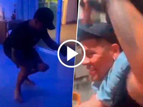 La Navidad de Marcos Rojo: cantó por Boca y bailó al ritmo de Ke Personajes