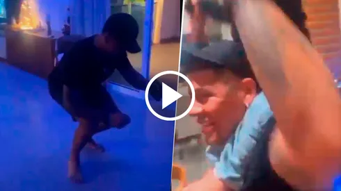 La Navidad de Marcos Rojo: cantó por Boca y bailó al ritmo de Ke Personajes