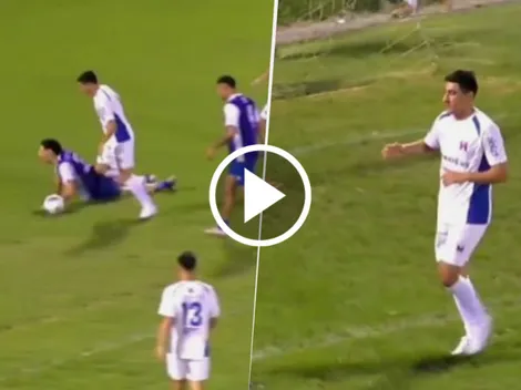 Afiladísimo: el golazo de Merentiel en un amistoso en Uruguay