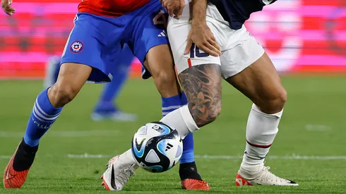Matías Rojas, con la Selección de Paraguay.