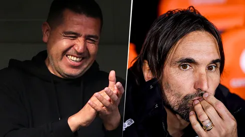 Riquelme y Martínez ya piensan en el Boca 2024. (Getty)