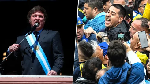 Javier Milei apuntó contra Riquelme (Getty)