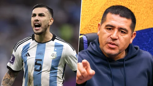 Leandro Paredes y Juan Román Riquelme