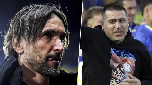 Diego Martínez y Juan Román Riquelme