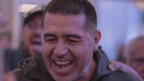 Riquelme, eufórico en las elecciones de Boca. Foto: Julieta San Juan.