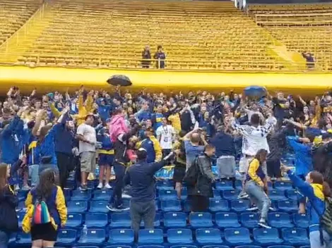 El nuevo cantito para Macri de los hinchas de Boca que apoyan a Riquelme: "Todo no podés comprar"