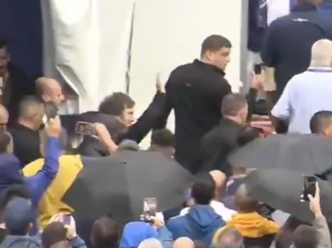 VIDEO | Milei fue silbado por los hinchas de Boca cuando salió de votar