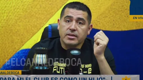 El dardo de Juan Román Riquelme a Mauricio Macri. (Captura)