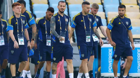 Los jugadores de Boca que están vacacionando juntos. (Getty)