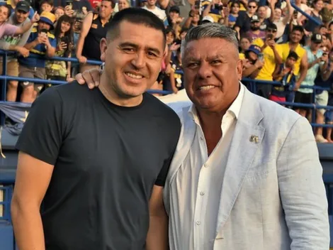 Chiqui Tapia y un gesto de apoyo a Riquelme en la previa de las elecciones en Boca