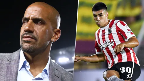 Juan Sebastían Verón y Jorge Rodríguez en Estudiantes