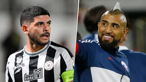 Vidal y Banega, los posibles refuerzos en Boca para 2024. Foto: Getty