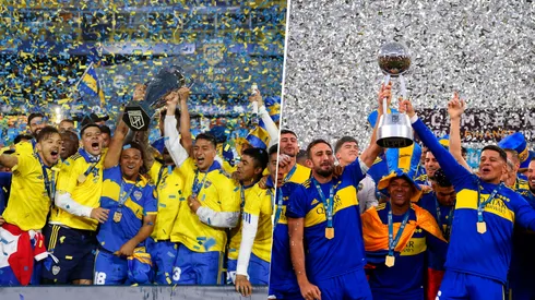 El último bicampeonato de Boca. Foto: Getty