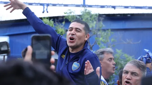 Riquelme quiere a Bianchi en el Boca que se viene. Foto: Manuel Calabró.