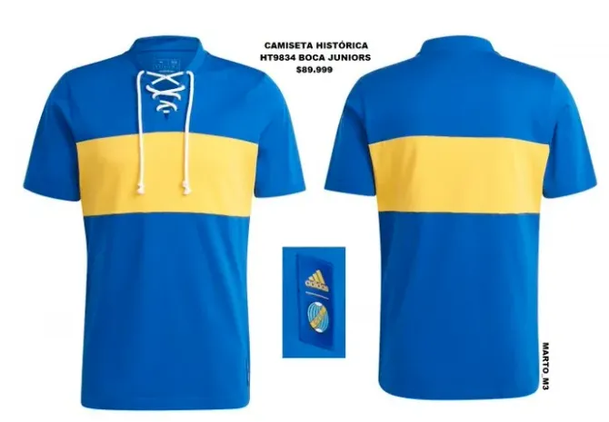 La camiseta retro de Boca. (@marto_m3)