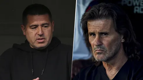 Juan Román Riquelme y Ruben Darío Insúa