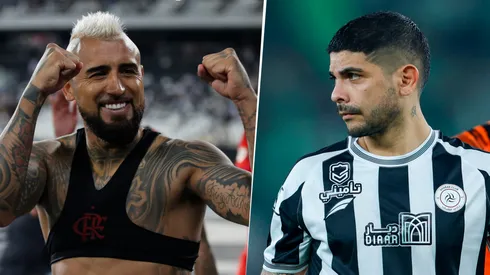 ¿Cómo sería el mediocampo de Boca con Vidal y Banega? Foto: Getty