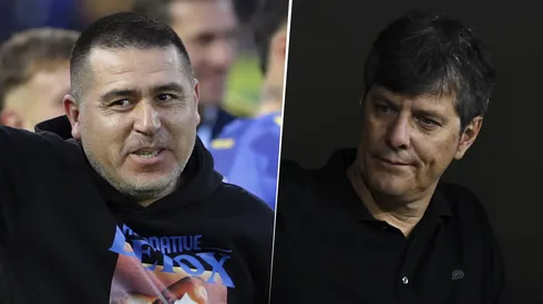 Juan Román Riquelme y Mario Pergolini
