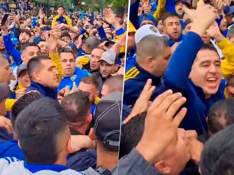 VIDEO | No se vio: Riquelme cantó "Y Macri tiene miedo" junto a los hinchas de Boca