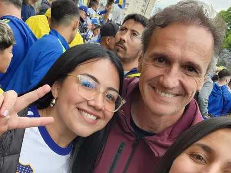 Un ministro del gobierno nacional fue a la movilización de Boca a apoyar a Riquelme: "Una jugarreta de Macri"