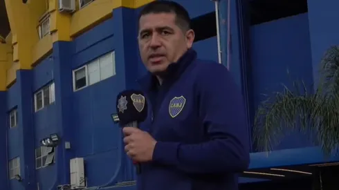 Riquelme habló en las elecciones en Boca. (El Canal de Boca)