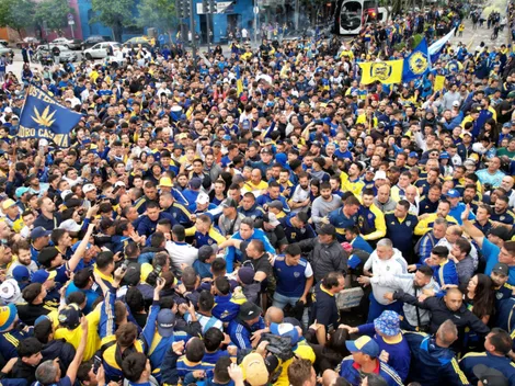 Movilización en Boca por las elecciones: cantitos contra Macri y apoyo a Riquelme