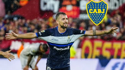 Colazo abrió el marcador para Gimnasia. (@gimnasiaoficial)