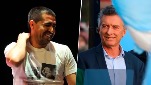 La chicana de Macri a Riquelme: "Sacalos entonces". Foto: Getty