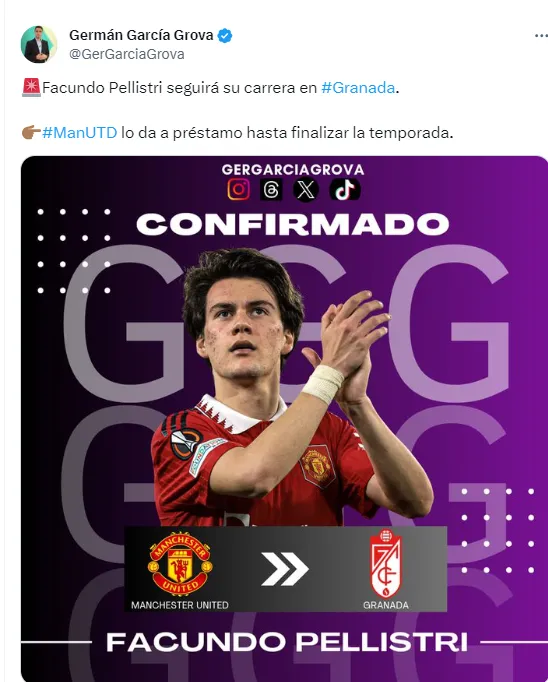 Pellistri llega a Granada. Foto e info: Germán García Grova