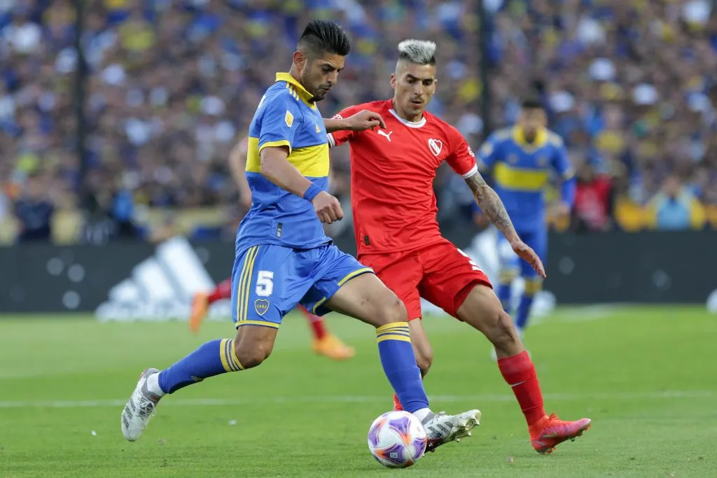 Carlos Zambrano en Boca vs. Independiente (Getty Images)